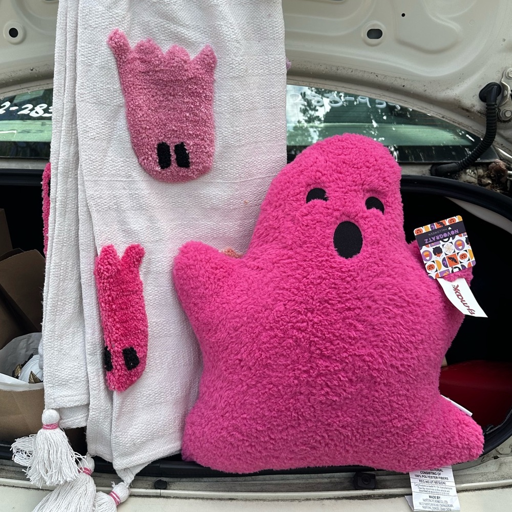 Ghost blanket and pillow!